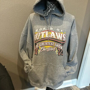 World of Outlaws hoodie.  Size XXL